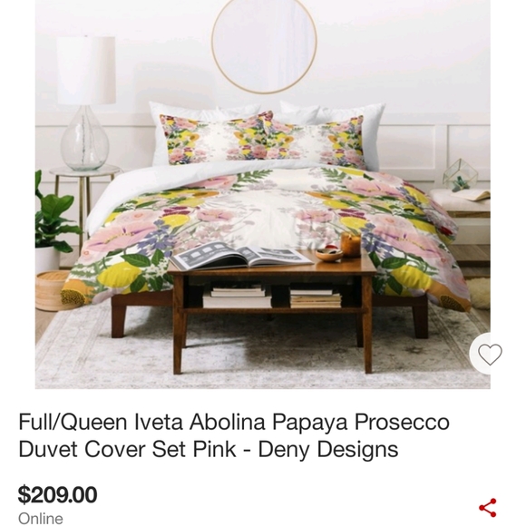 Deny Designs Other - Iveta Abolina Papaya Prosecco Duvet & Pillow Cases
